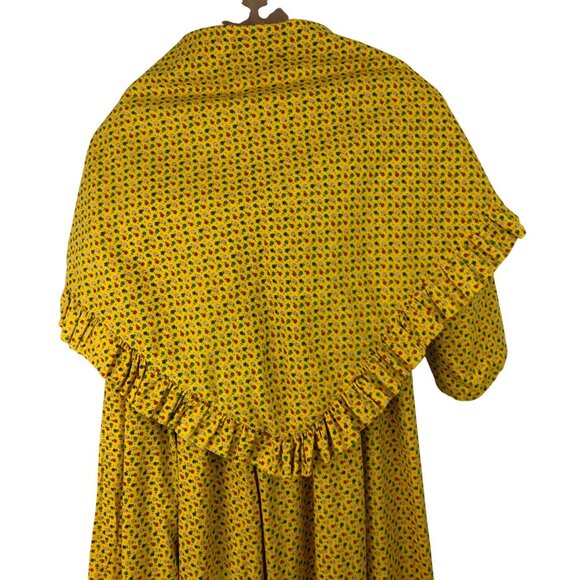 Vintage 70s Hickory Farms Employee Uniform Handmade Prairie Dress Costume Set - Picture 5 of 16